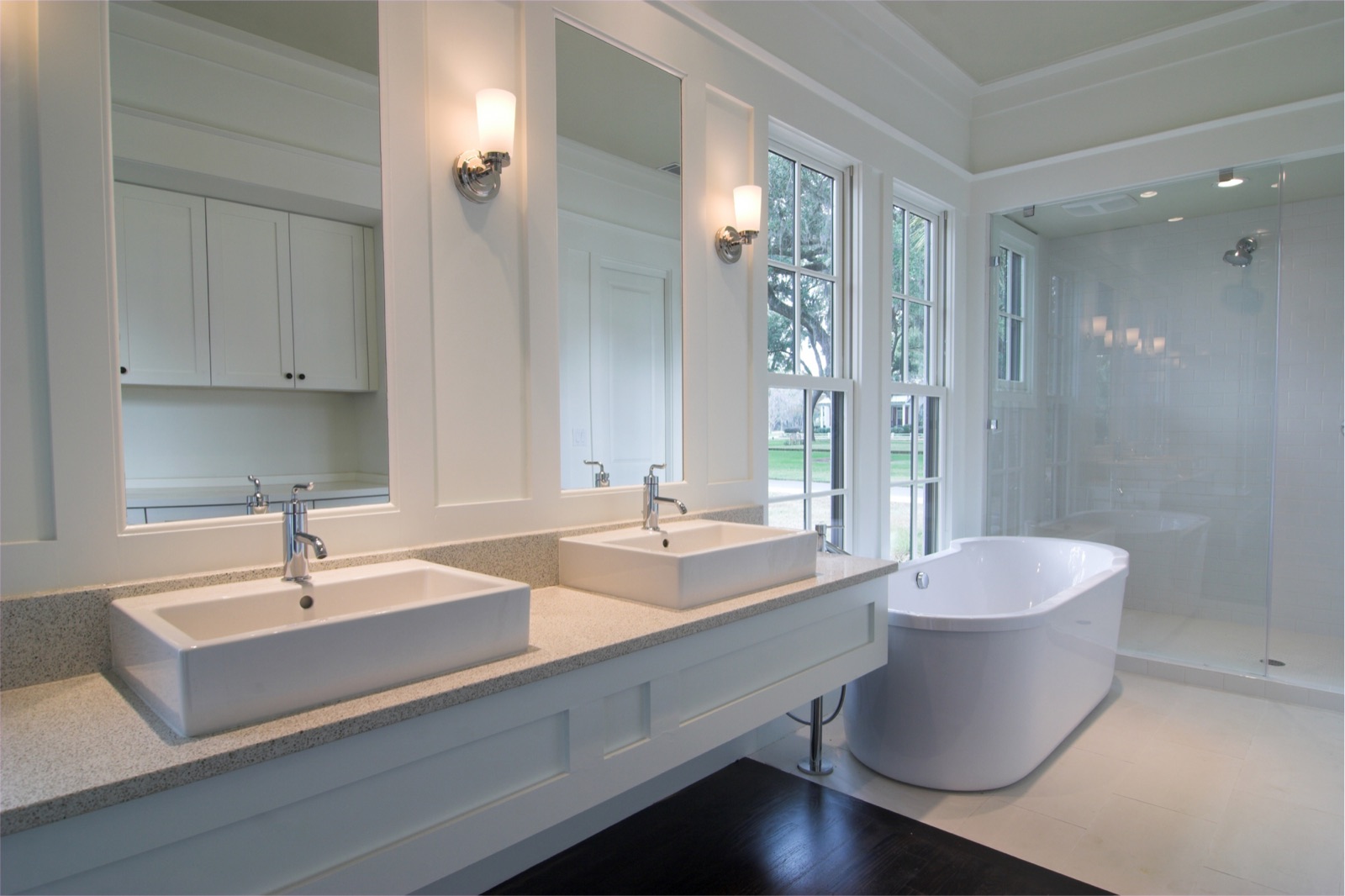 Bathroom walked through before a contract starts